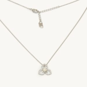 Elise necklace – Ivory pearl (silver)