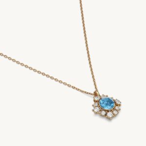 Emily necklace – Ice blue