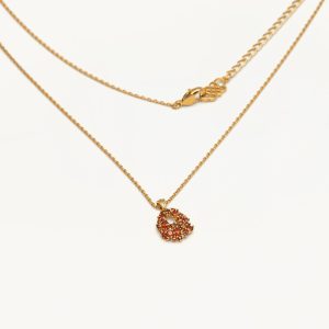 Petite Miss Alice necklace – Garnet