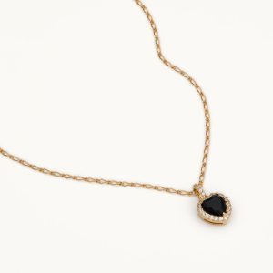 Rose necklace – Jet