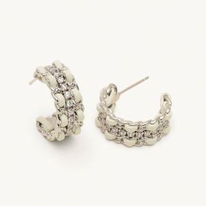 Coco hoops – Ivory mist