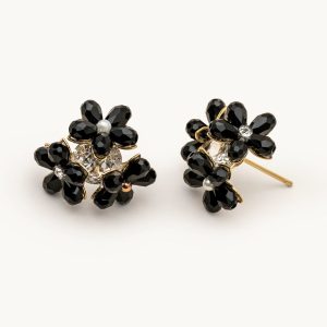 Eugenie earrings – Black