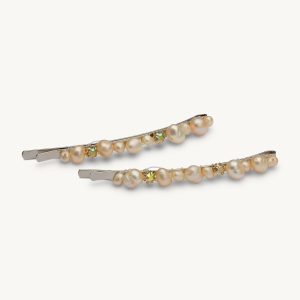 Lana hair clip 2pcs – Creme