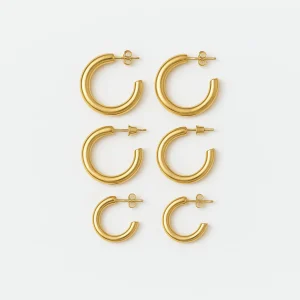 HOOPS SET Gold
