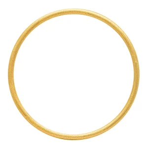 Color Bangle borstad - Guldpläterad