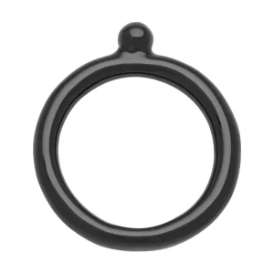 Color Ring Top - Svart