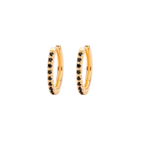 IX ETERNITY BLACK EARRINGS