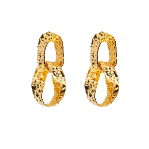 IX Crunchy Double Hoops