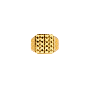 IX Octagon Logo Signet Ring