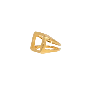 IX Octagon Simple Signet Ring