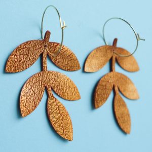 Autumn Single Leaves – Earrings