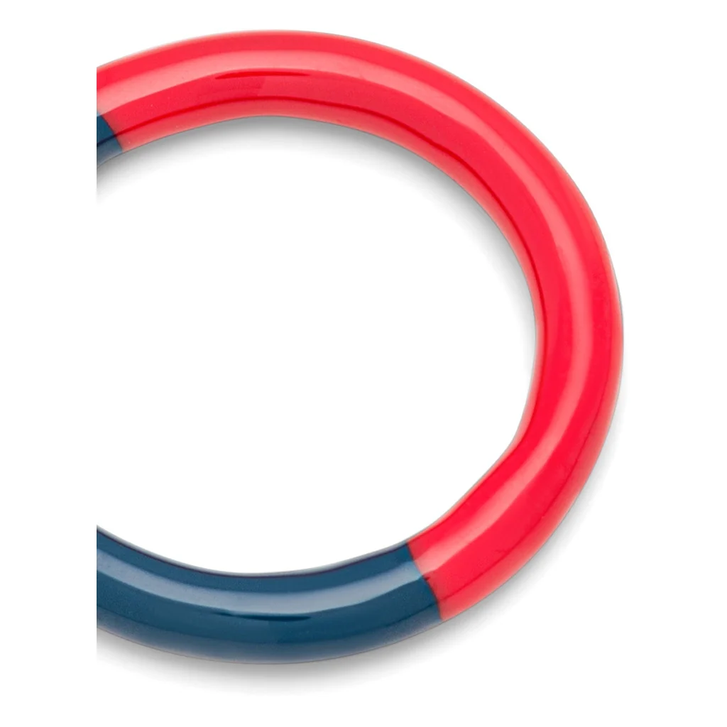 Double Color Ring - Retro Dark Blue/Hot Coral - Bild 6