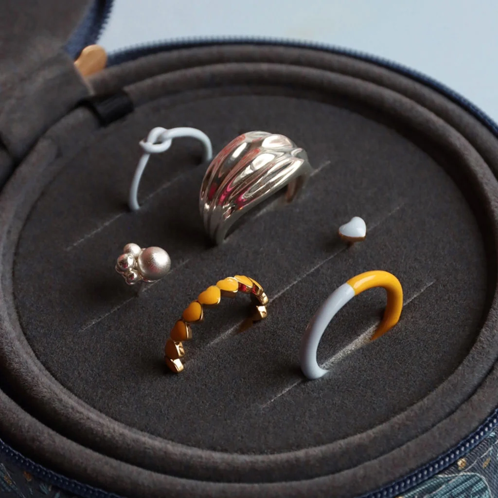 Double Color Ring - Skyride Blue/Sunflower - Bild 5