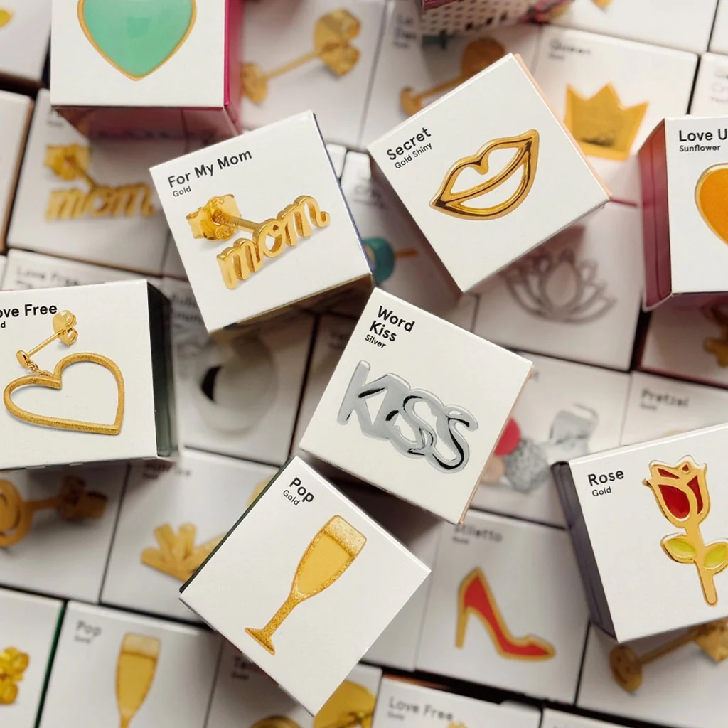 For My Mom örhänge 1 st - Guldpläterad - Bild 7