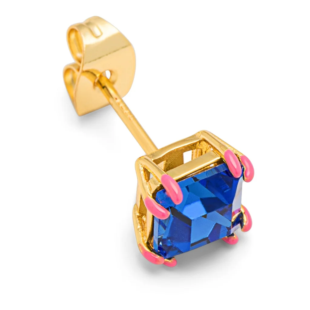 Gala Crystal Bling örhänge 1 st - Capri Blue/Pink - Bild 7