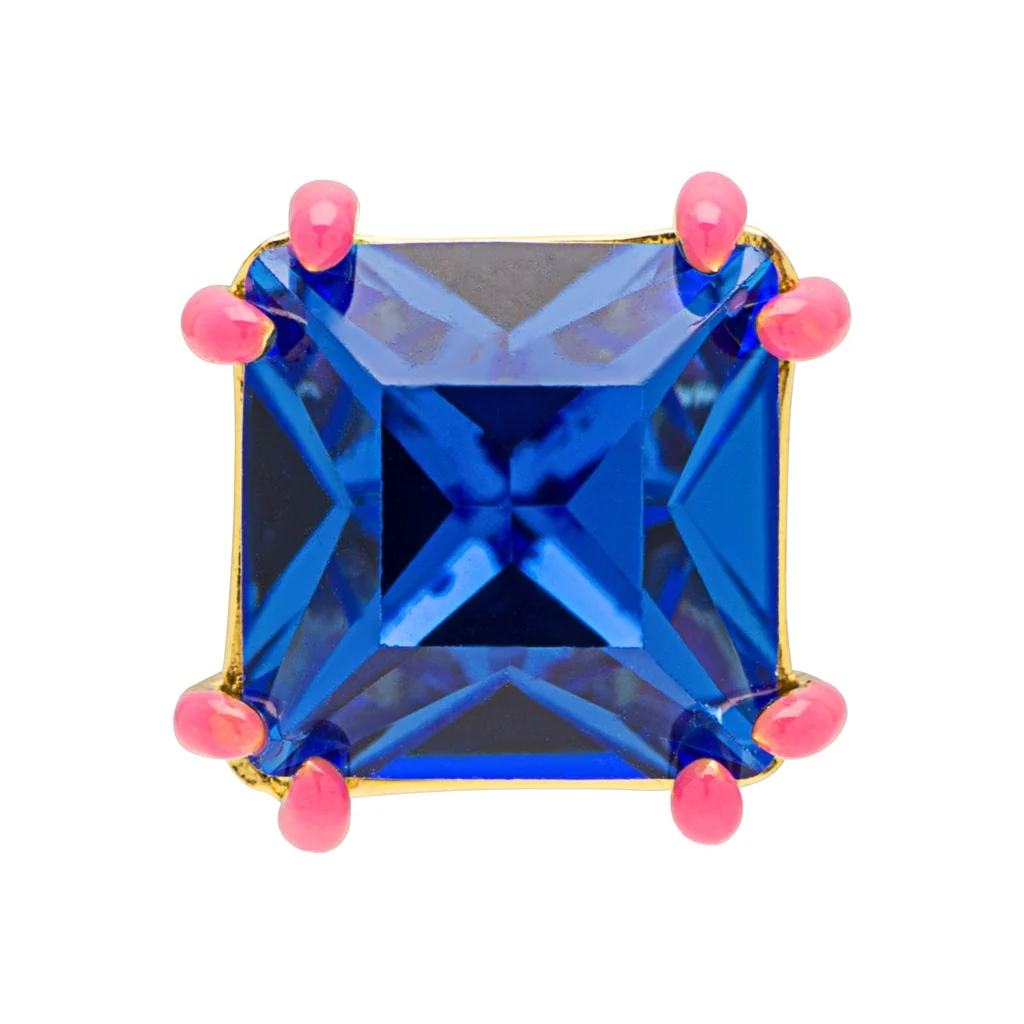 Gala Crystal Bling örhänge 1 st - Capri Blue/Pink - Bild 8