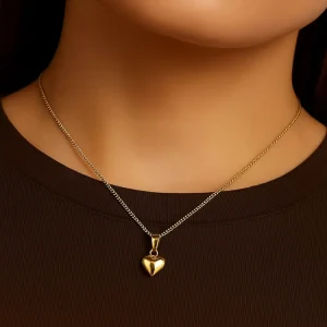 HEART NECKLACE Gold