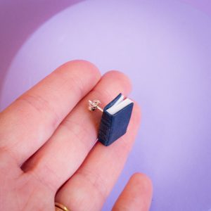 Bok Stiftörhängen – Blå