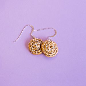 Kanelbulle örhängen
