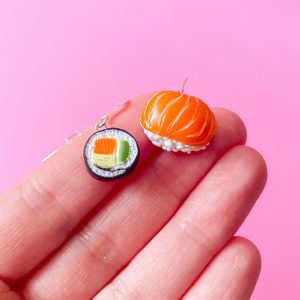 Sushi lax & maki – Örhängen