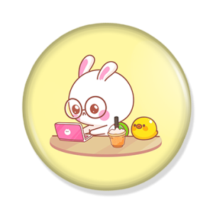 Kawaii_Cute Duck Working