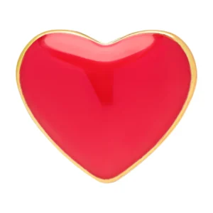 Love U örhänge 1 st - Hot Coral