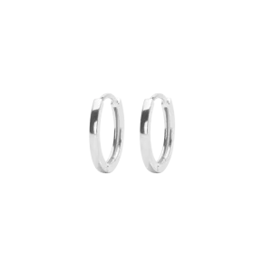 IX Mini Hoops Silver