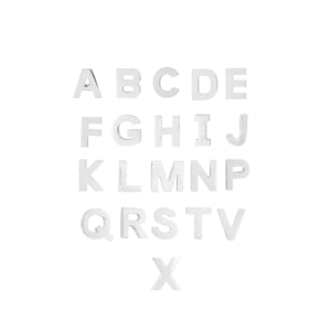 IX Letter Earring Silver