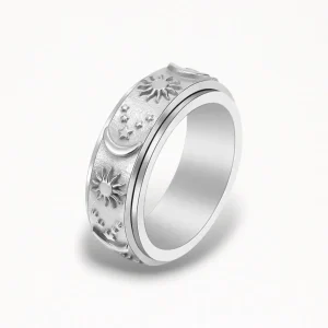 SUN N MOON ROTERBAR RING