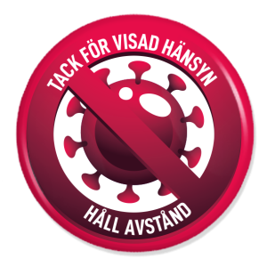 Tack för visad hänsyn – Håll avstånd