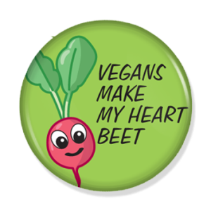 Vegans make by heart Beet